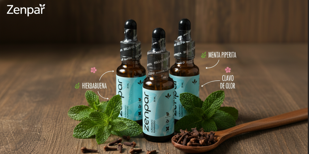 Zenpar: el suplemento natural de menta, hierbabuena y clavo que cuida tu salud digestiva